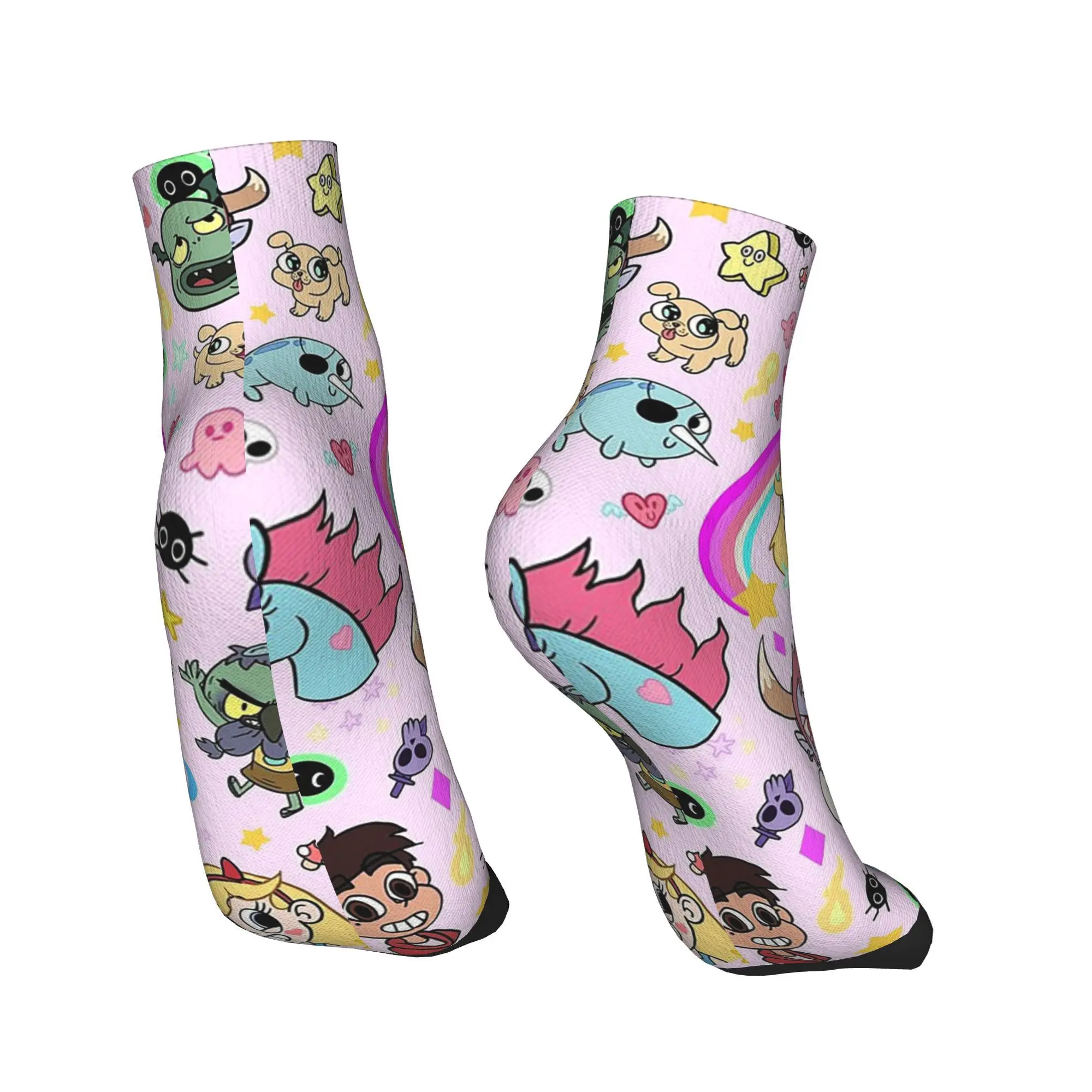 جميع المواسم نجمة مقابل قوالب الشر! بطانية الجوارب المتناثرة سوبر لينة طاقم الجوارب جوارب الموضة للرجال النساء الهدايا #4