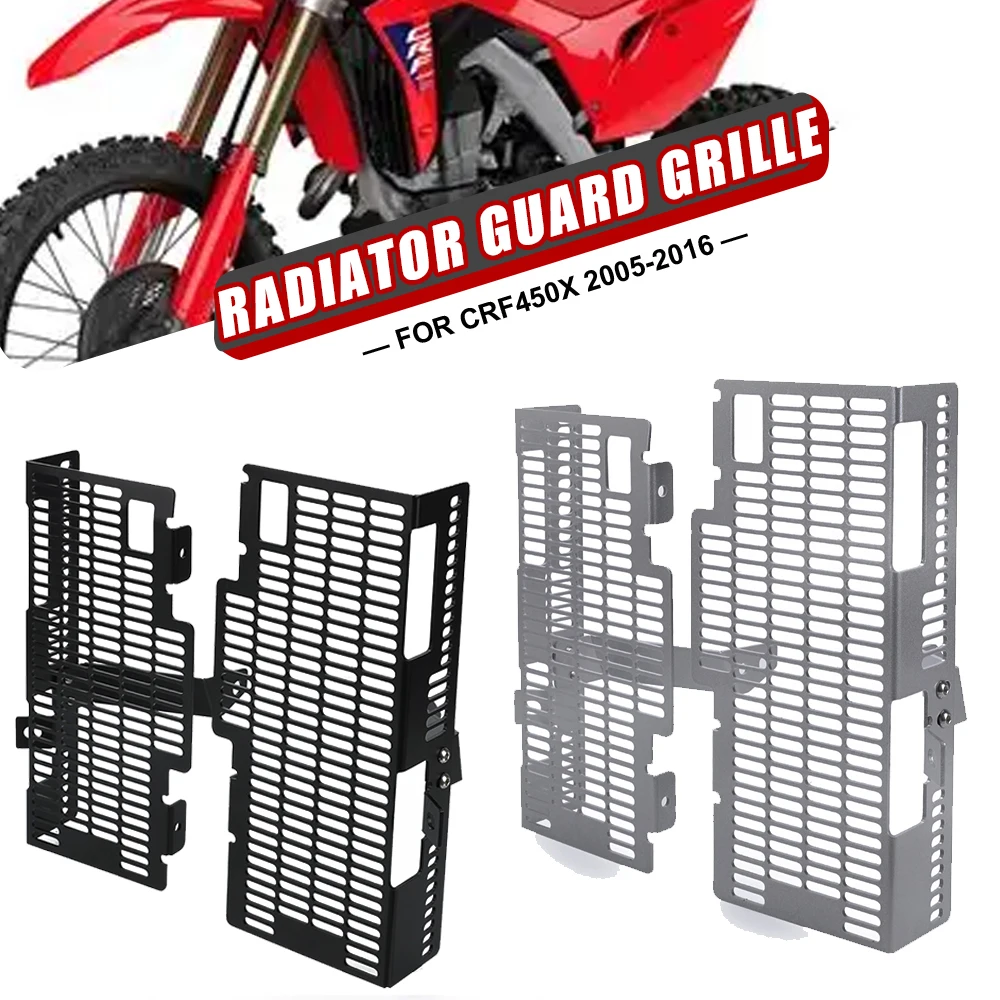 

CRF 450 X Motorcycle Radiator Grill Guard Cover Motorbike Engine Cooler Grill Protection Cover FOR HONDA CRF450X 2005-2016 2015
