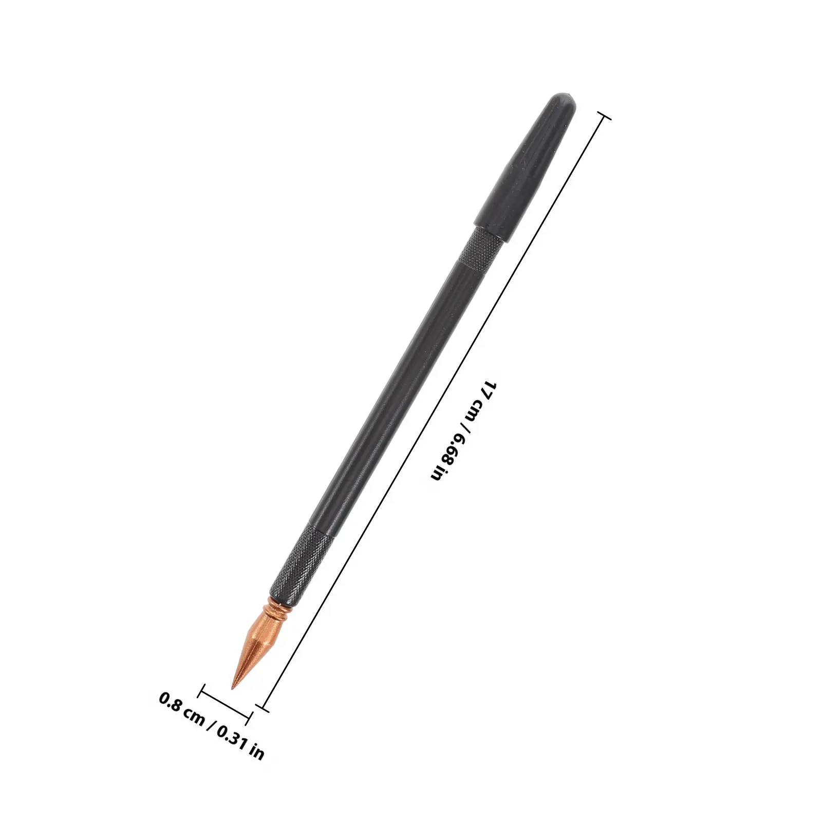 3 pcs Expert Edition Smooth Curved Grip For Scratch-Off Art Dual Tips With Cap Scratch Painting Pen Scratch Paper Pen Teaching