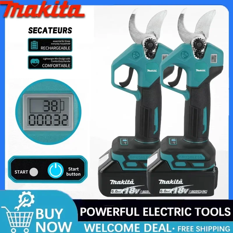 forbici-da-potatura-senza-fili-makita-18v-brushless-strumento-perfetto-per-tagliare-facilmente-e-con-precisione-alberi-da-frutto-e-rami-nei-giardini