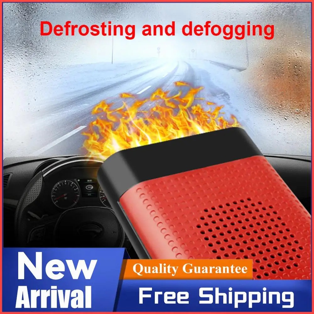 

Портативный автомобильный обогреватель 12/24В с вращением на 360°, электрический вентилятор для обогрева, размораживания и осушения лобового стекла