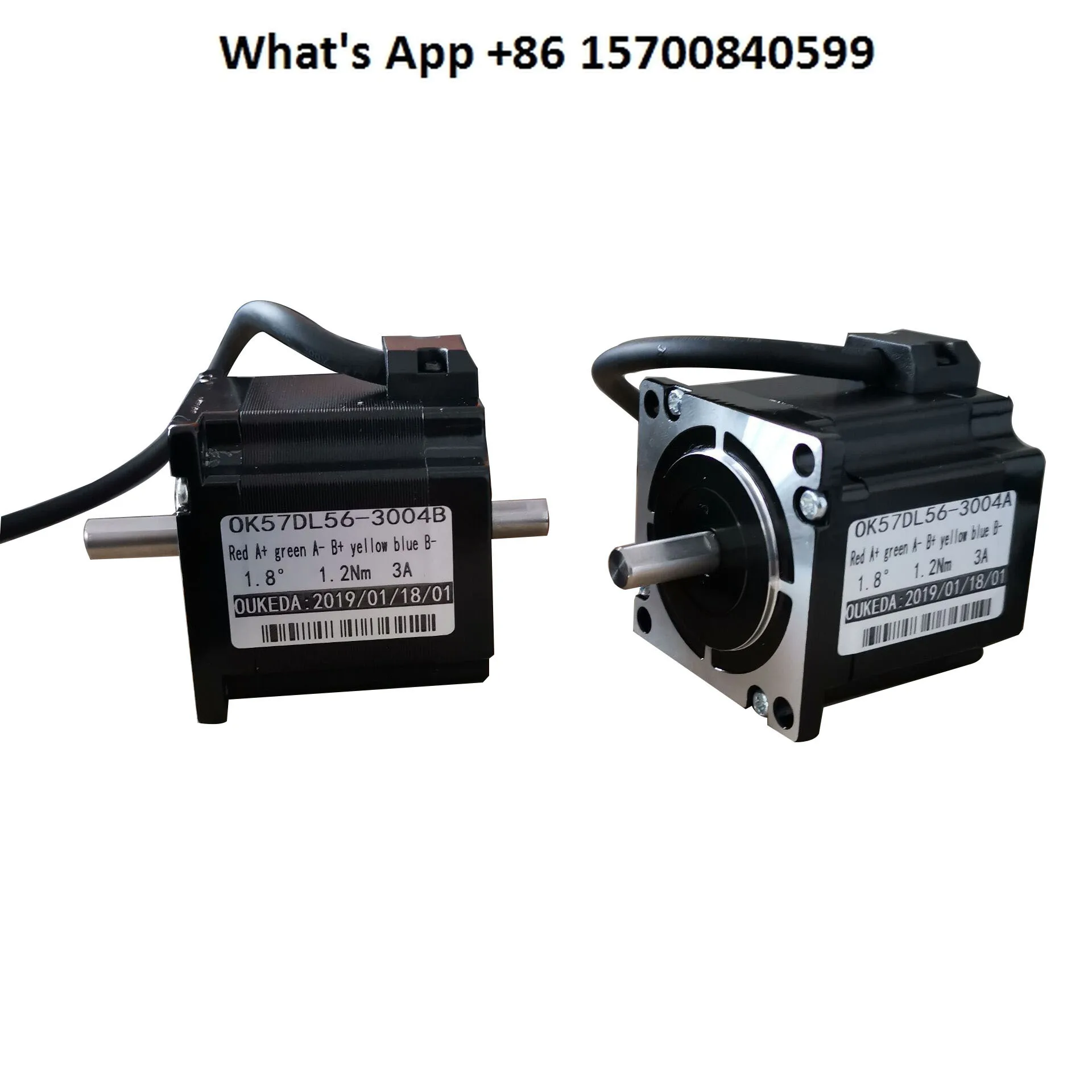 

57 Stepper motor NEMA23 57BYGH56 Torque 126Ncm Height 56mm