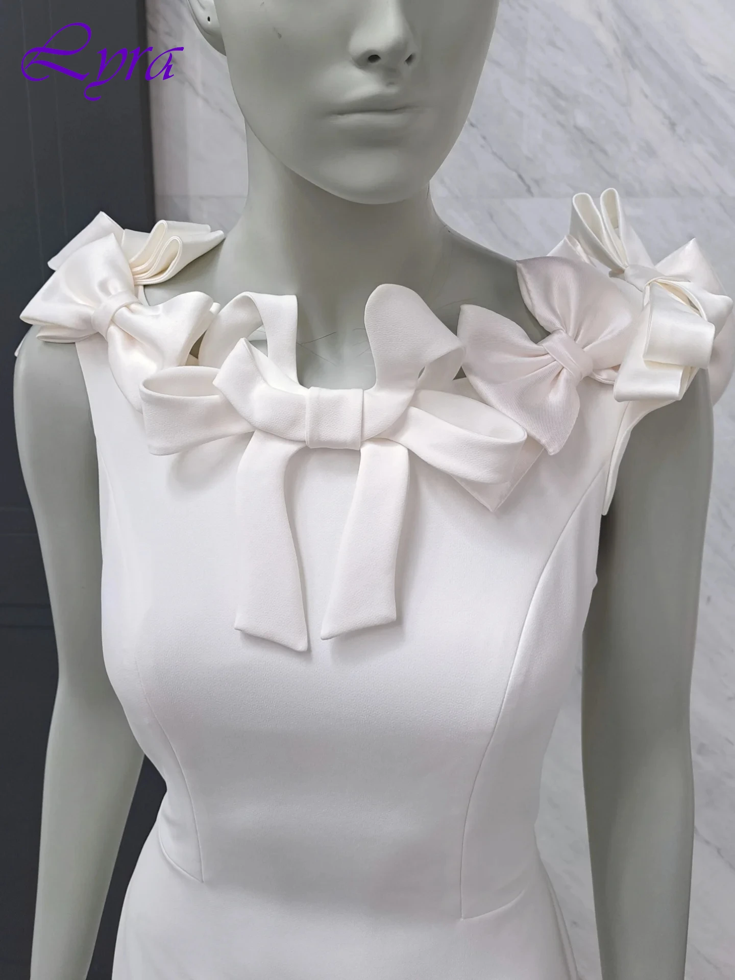 Customized Mermaid Crew Neck Sleeveless Elegant Evening Dress Delicate High Quality Bespoke Occasion Gowns Fashion Prom Dress