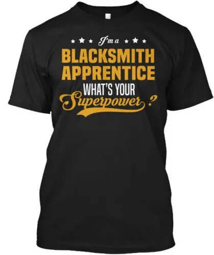 Blacksmith Apprentice T-Shirt Made in the USA Size S to 5XL