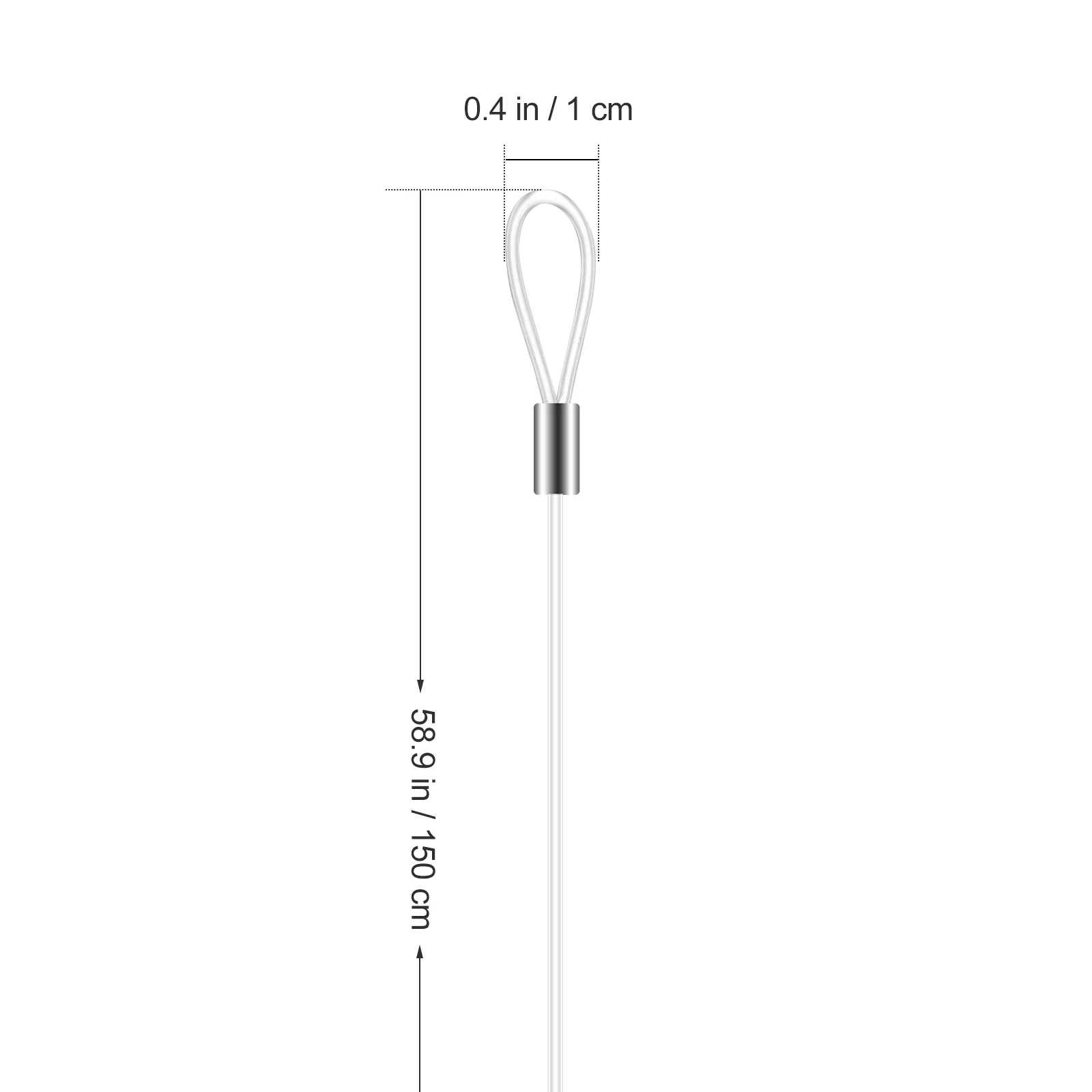 12pcs Nylon Rope 1 5M Loop Ends Hanging Cords Picture Frame Wire Curtains Clothesline Solution Decorative