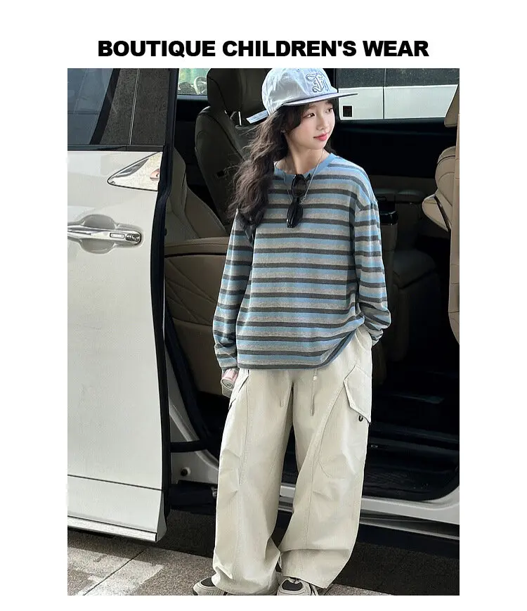 children's unique and beautiful T-shirt girls base shirt spring clothes long sleeved T-shirt girls' stylish and fashionable top
