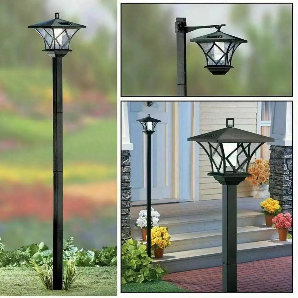 Solar Lamp 1.5 Meters Dual-Use Hanging Lamp Led Outdoor Lighting Decorative Landscape Lamp Solar Garden Lamp Lawn Lamp for Garden Courtyard Path