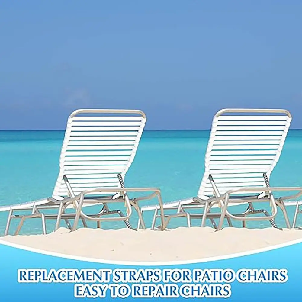Multifunctional Vinyl Straps Durable High-Quality PVC Strapping Perfect Fit Easy To Install Repair Webbing Patio Chairs