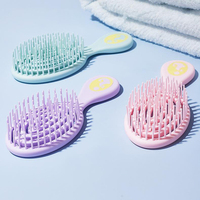 New Mini Air Cushion Combs Scalp Massage Wet Brush Detangling Brush Travel Hairbrush Paddle Anti Static Flexible Bristle Comb