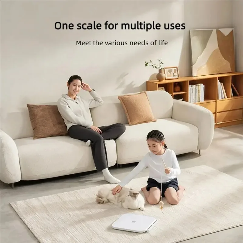 مقياس Xiaomi Mijia الذكي S800 8-القطب مقياس الدهون في الجسم ثنائي التردد BIA بلوتوث الزجاج المقسى Mijia App متوافق #4