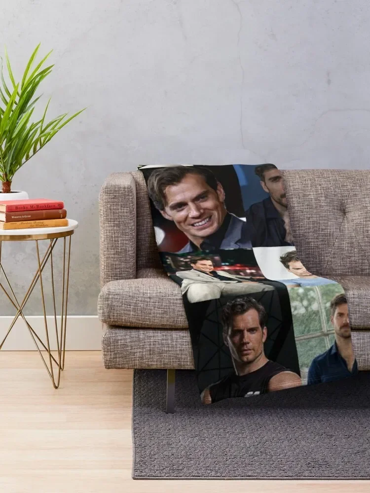 Henry Cavill Throw Blanket funny gift Hairy Blankets