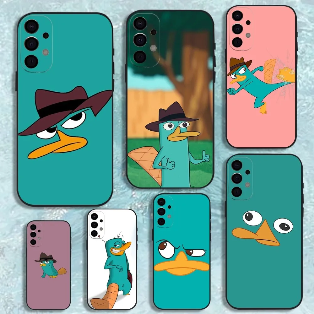 

Cartoon P-Perry Phone Case For Samsung S25,S24,S21,S22,S23,S30,Ultra,S20,Plus,Fe,Lite,Note,10,9,5G Black Cover