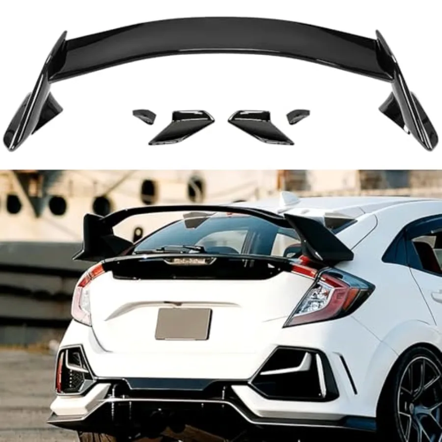 

Rear Spoiler for 2016-2021 Honda Civic Hatchback 5 Door 10th Gen Civic Hatchback EX EX-L LX Sport Touring FK4 FK7 FK8 Type-R St