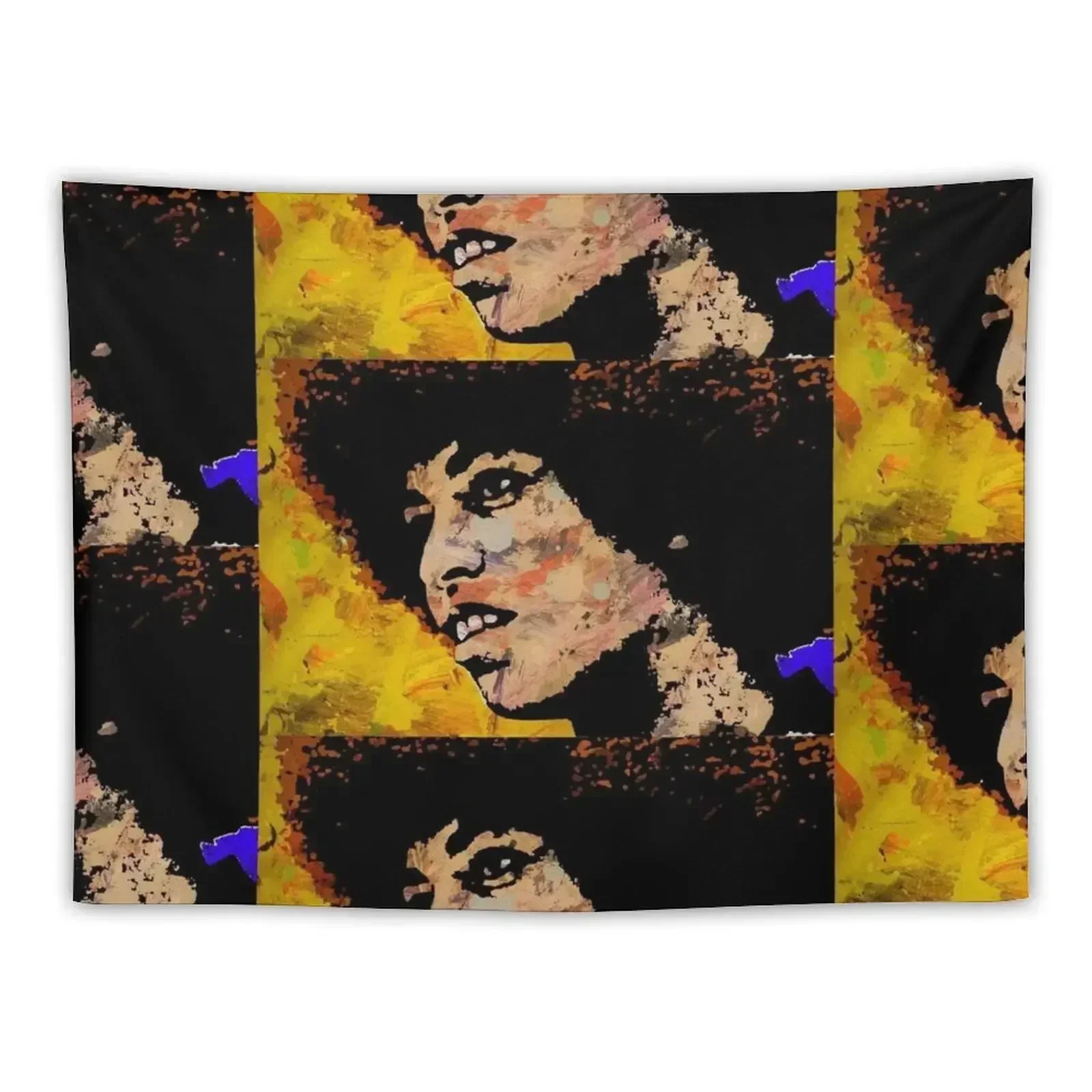 ANGELA DAVIS-4C Tapestry Bedroom Decoration Decorative Paintings Tapestry