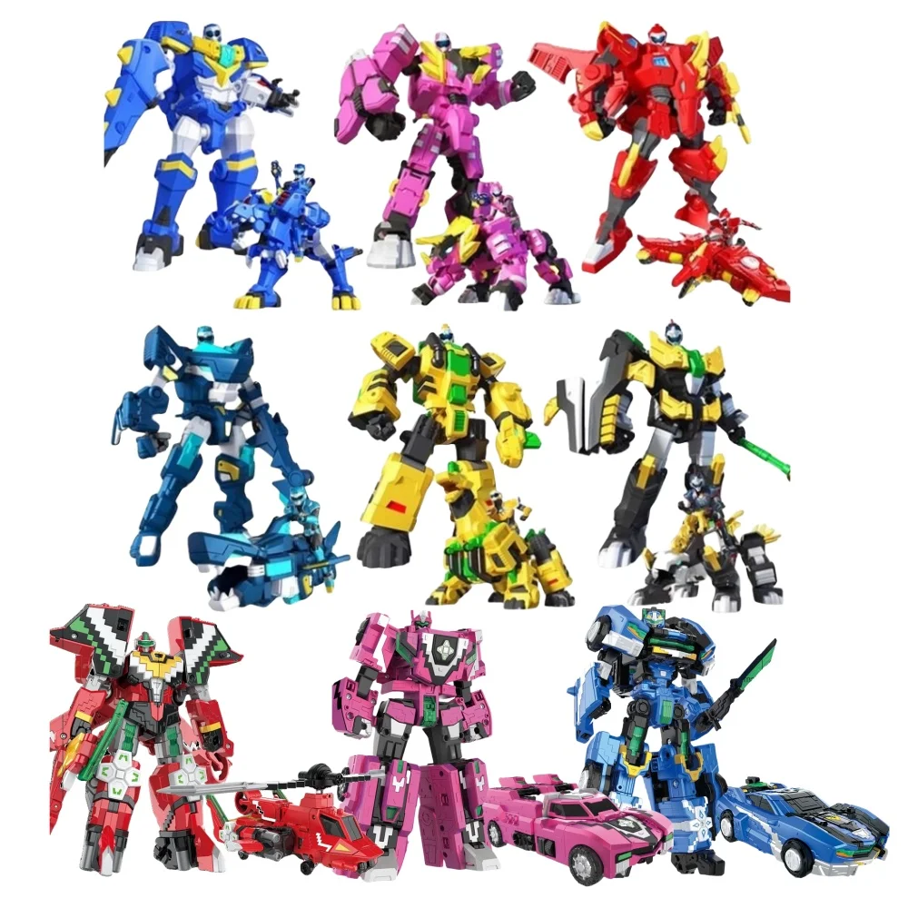 Newest Mini Force2 Transformation Toys Action Figures MiniForce X Simulation Super Dino Power Dinosaur Deformation Car Mecha Toy