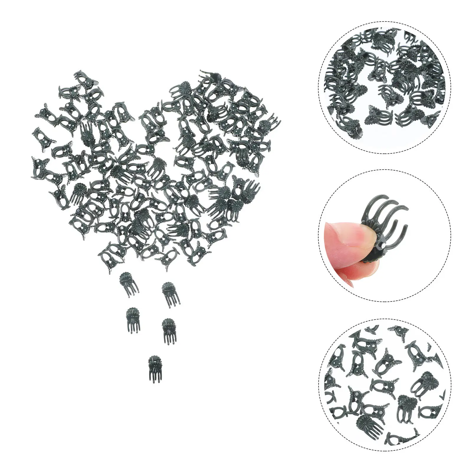 

100 шт. многоразовых пластиковых зажимов для поддержки растений, прочные клипсы для крепления томатных опор, бамбуковых колышков, садовых виноградных лоз для здорового роста