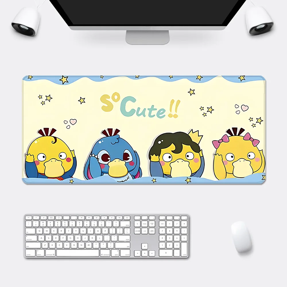 Cute baby-Psyducks Mousepad HD Printing Computer Gamers Locking Edge Non-slip Mouse Pad XXL90x40cm Keyboard PC Desk Pad