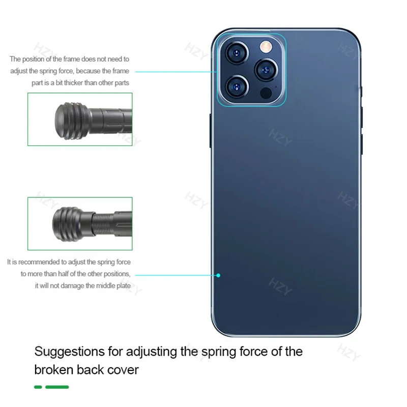 RELIFE RL-066 066C Glass Breaking Pen For iPhone Huawei Mobile Phone Rear Housing Battery Glass Cover Breaker Blasting Tools view 6