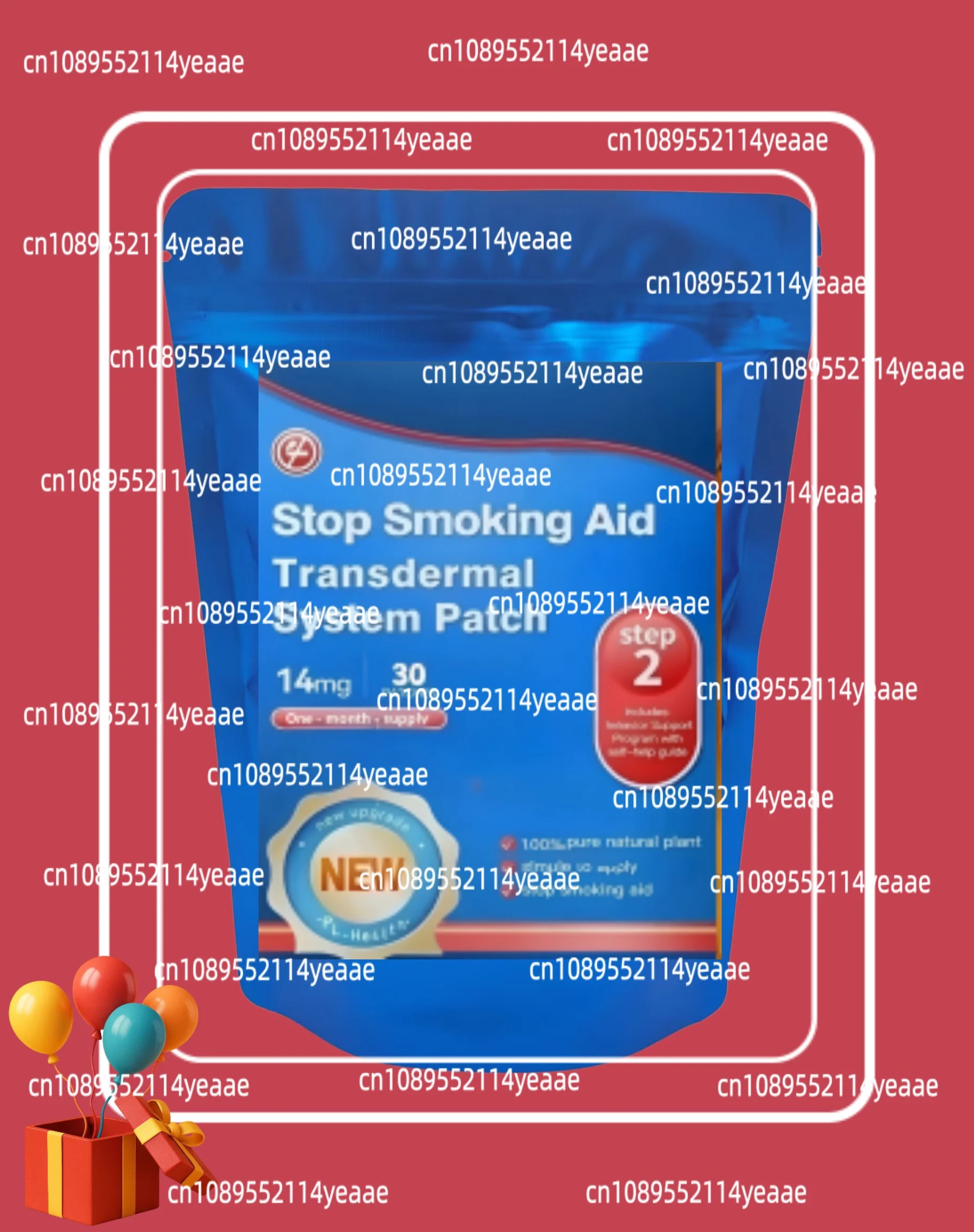 Upgraded Stop Smoking Aid Transdermal System Patch Quit Smoking Patches Step 2-14 Mg Easy, Effective Reduce Cravings 30 Patches