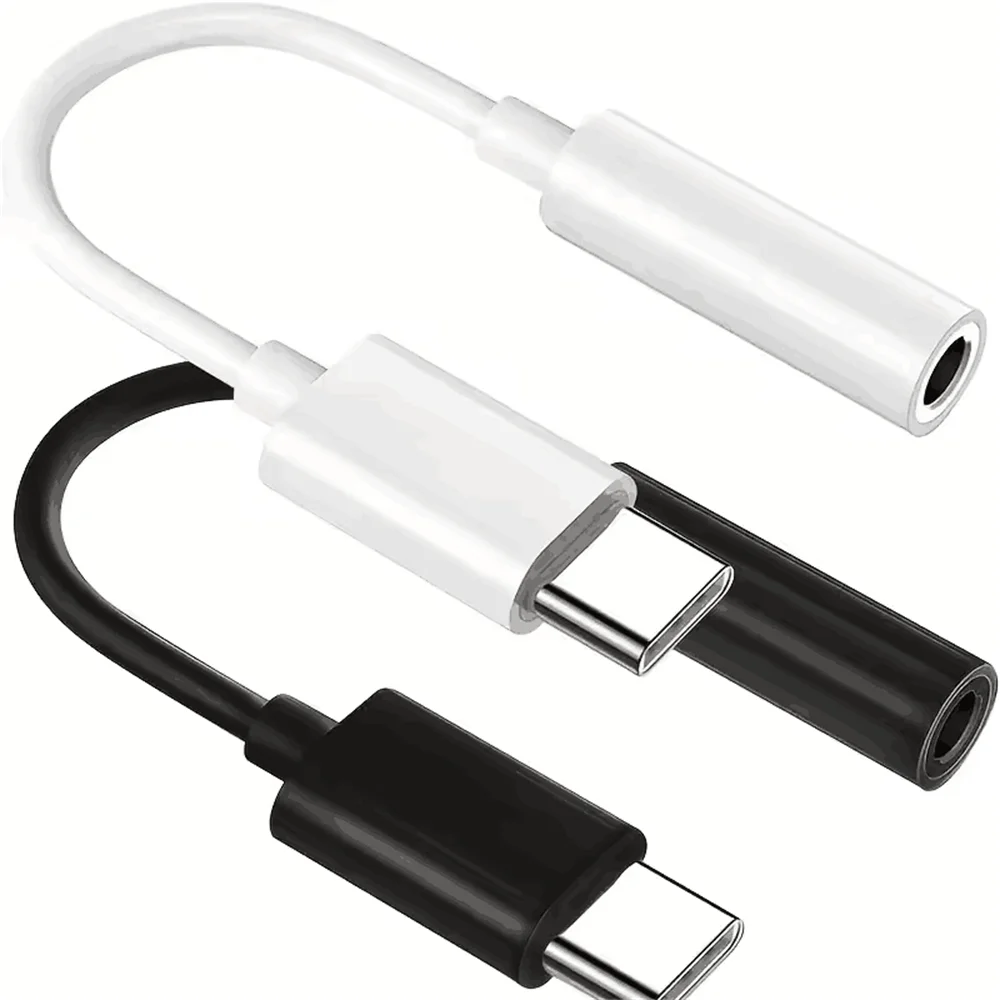 USB C 3.5 Aux Jack Audio Cable Converter USB Type C To 3.5mm Audio Adapter For iPhone 15 14 Pro Max Samsung Galaxy Xiaomi Huawei