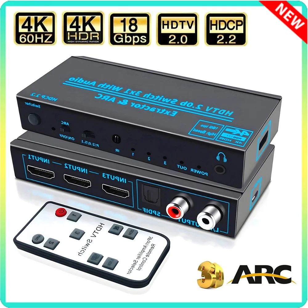 3-Port 4K 60Hz Swit… - image