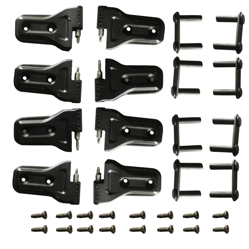 

8 Pcs Original Door Hinge Including 16 Screws for Jeep Wrangler JL2018+ JL1237 LantSun