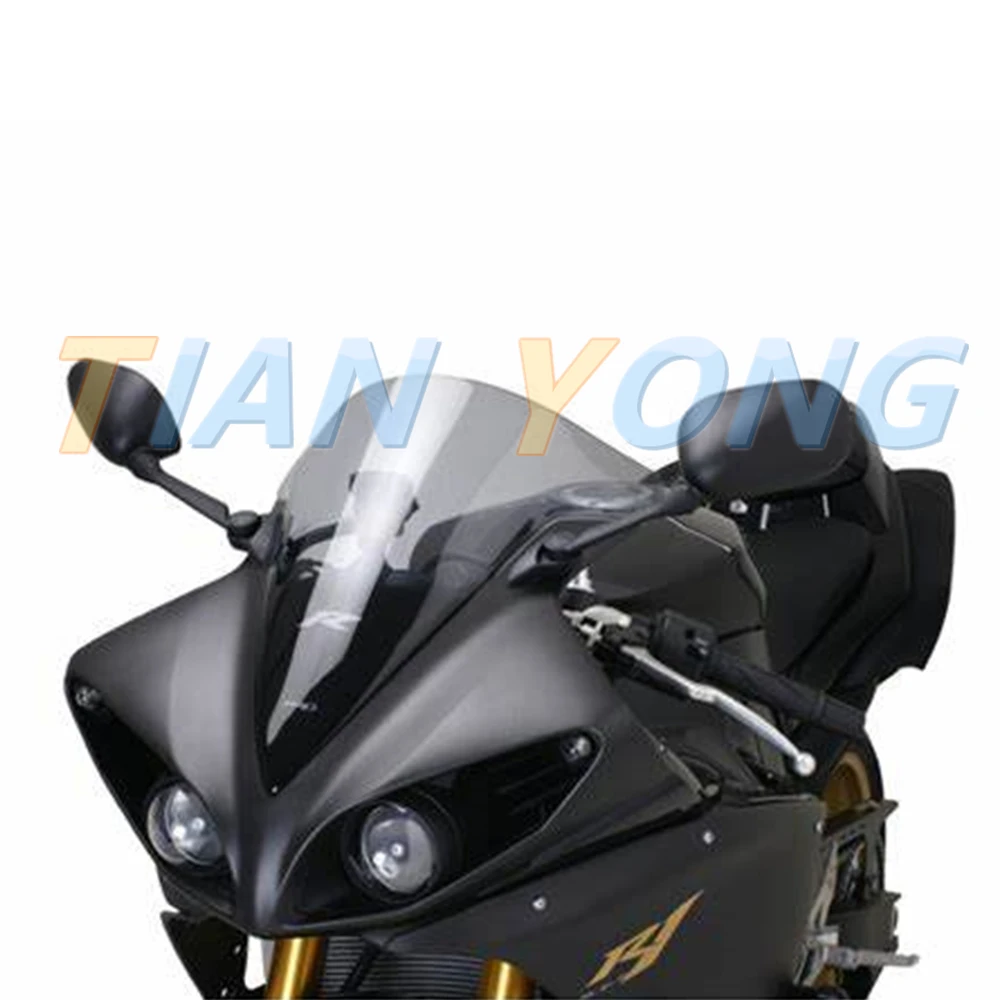 Parabrisas de doble burbuja, Deflector de viento para Yamaha 2009, 2010, 2011, 2012, 2013, 2014, YZF, R1, YZFR1, ABS