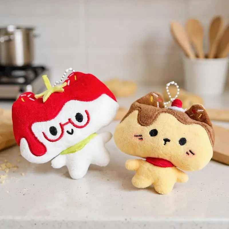 

Мягкая кукла-брелок Sweet Squeaky Tomato Cat с застежкой Love; Отлично подходит для подвесок для сумочек, украшений для рюкзака, подвески на ремешке в подарок