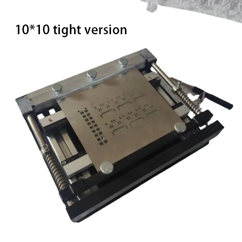 PCB Steel Mesh Solder Paste Printing Table Steel Sheet SMT Solder Paste Printing Manual Small Micro Screen Printing Machine view 2
