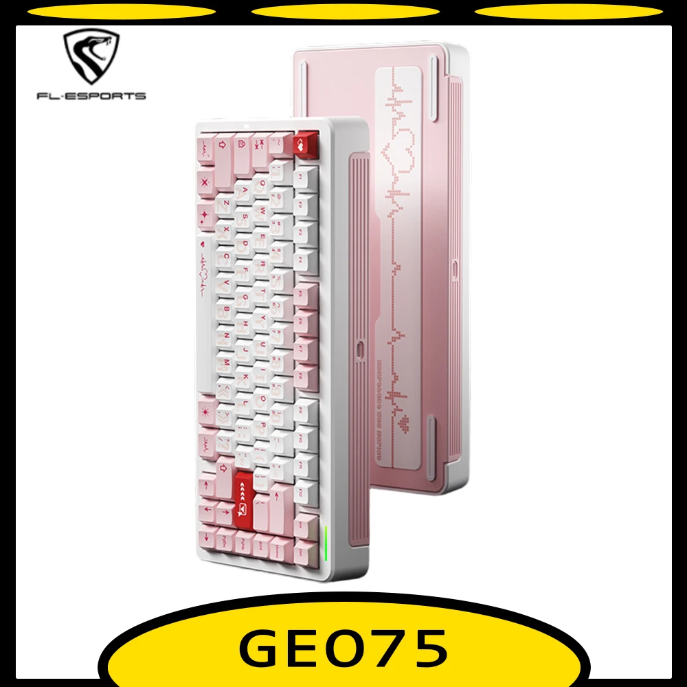

FL·ESPORTS Geo75 HE Magnetic Switch Mechanical Keyboard Alumium Alloy Customized Gaming Keyboard Pc Accessories Gamer Man Gifts