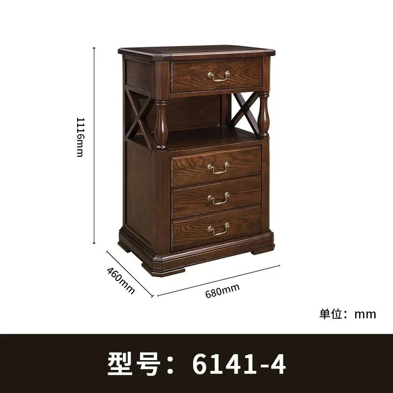 Североамериканский простой сельскохозяйственный американский шкаф для хранения ящиков из массива ясеня