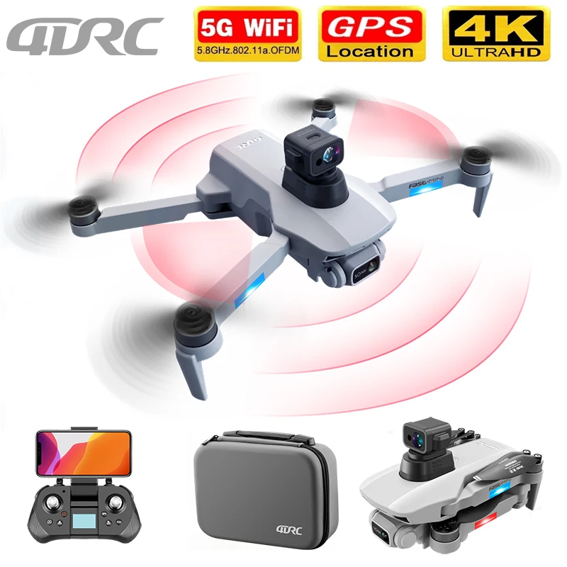 Sólo 249g 4DRC F8S con láser para evitar obstáculos cámara profesional 6K ESC Motor sin escobillas GPS 5G WIFI FPV RC Drone Quadcopter