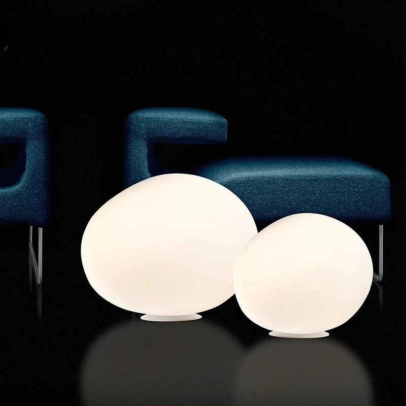 

Скандинавский дизайнерский торшер для кабинета, булыжник в форме яйца Gregg, прикроватное освещение для спальни, креативный подарок, украшение, настольная лампа