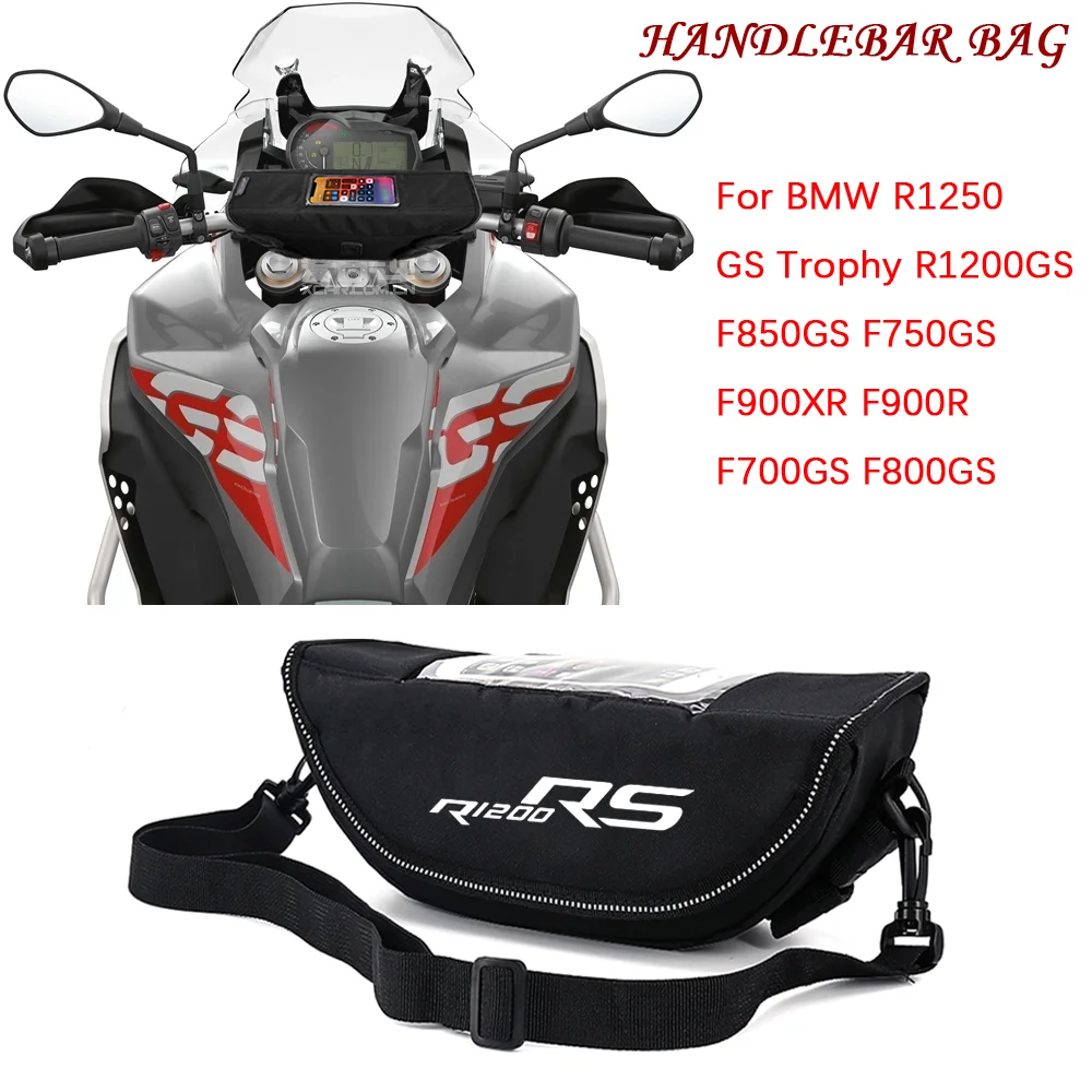 

For BMW R1250 GS Trophy R1200GS F850/800GS F700/750GS F900XR F900R Modern Waterproof Motorcycle Handlebar Travel Navigation Bag