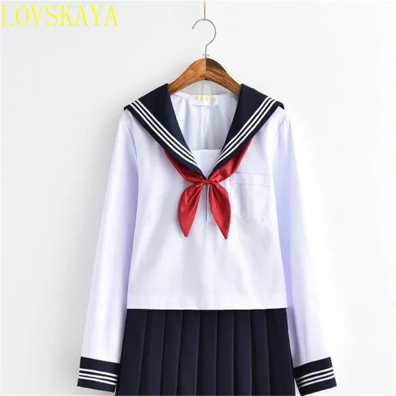 Abito navale da marinaio anime studentessa uniforme scolastica da marinaio navale bianco di grado giapponese