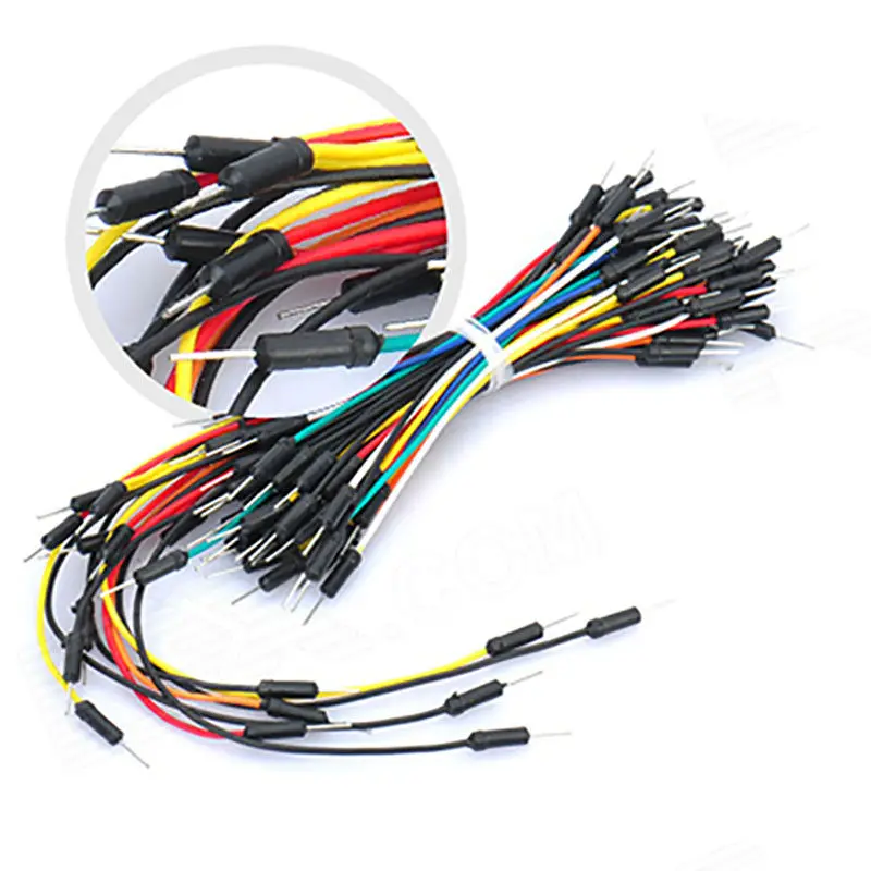 65pcs breadboard jumper wires per bundle, DIY accessory, MOQ:15