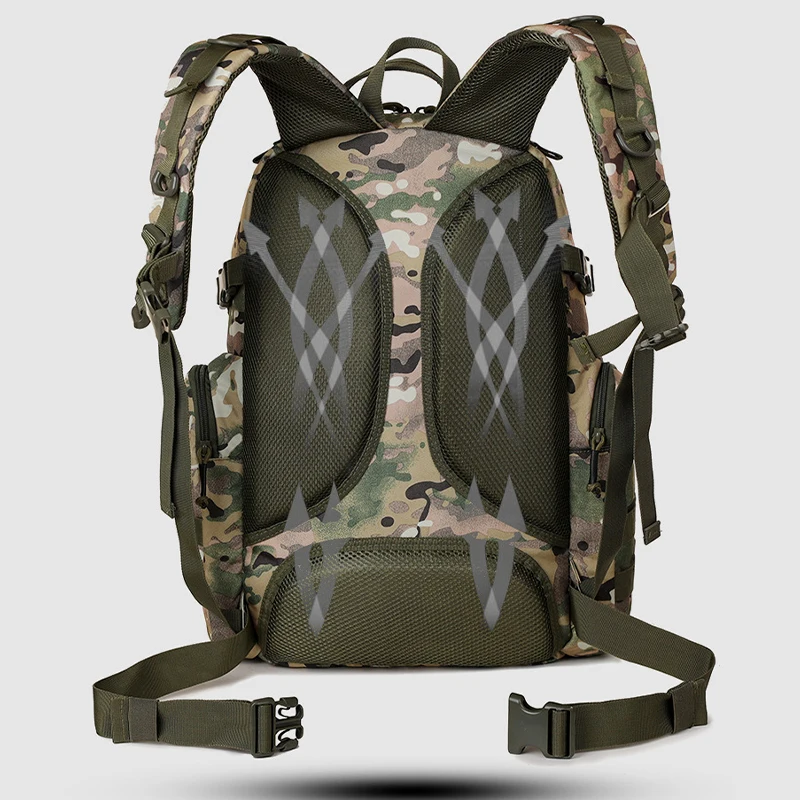 Outdoor Mountaineering Backpack Commuting Equipment Assault Rucksack Travel Hiking Camping Hunting Multi-function Shoulder Bag