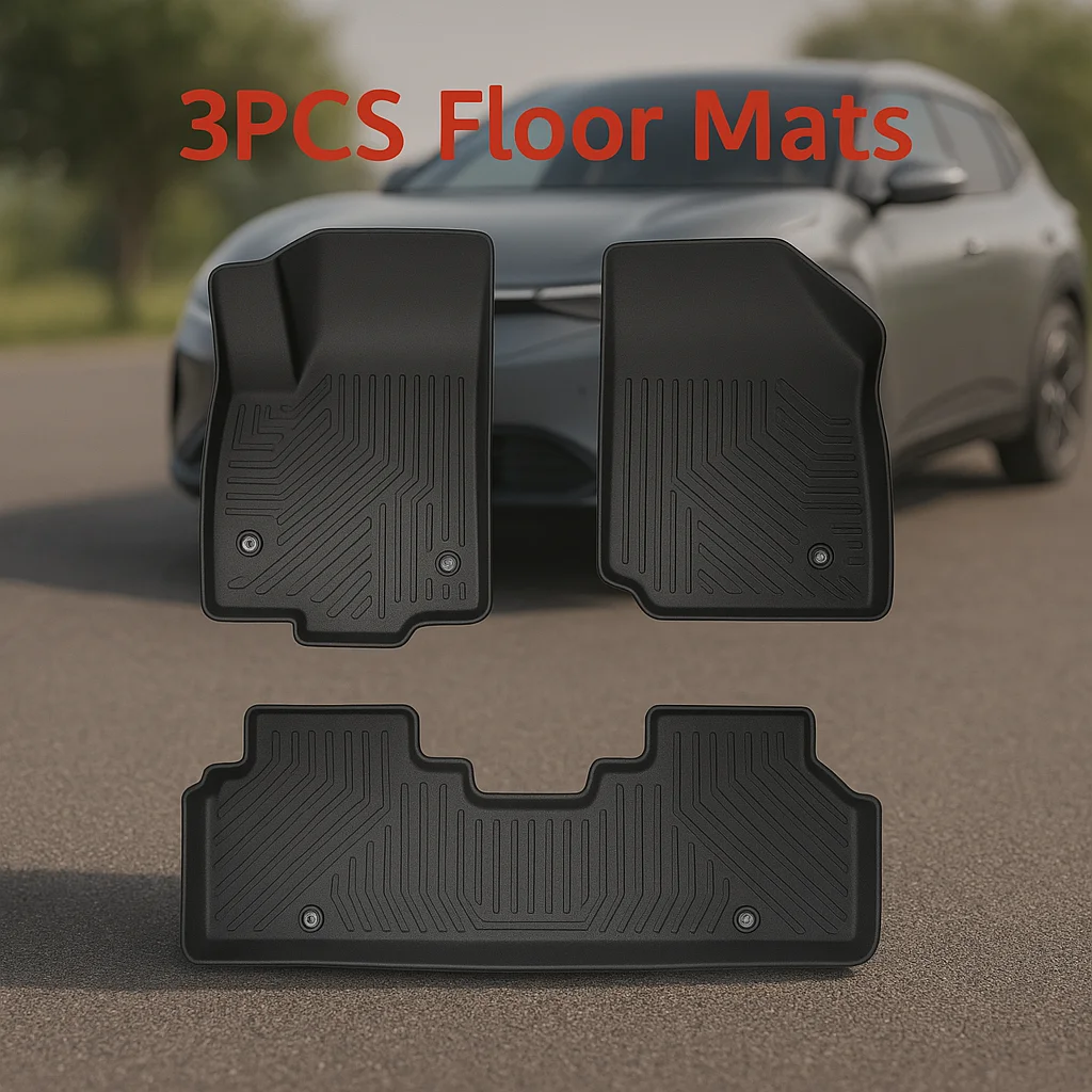 

TPE Floor Mats for Kia EV3 2024 2025 All Weather Waterproof Durable Interior Mat Car Accessories Full Coverage Protection