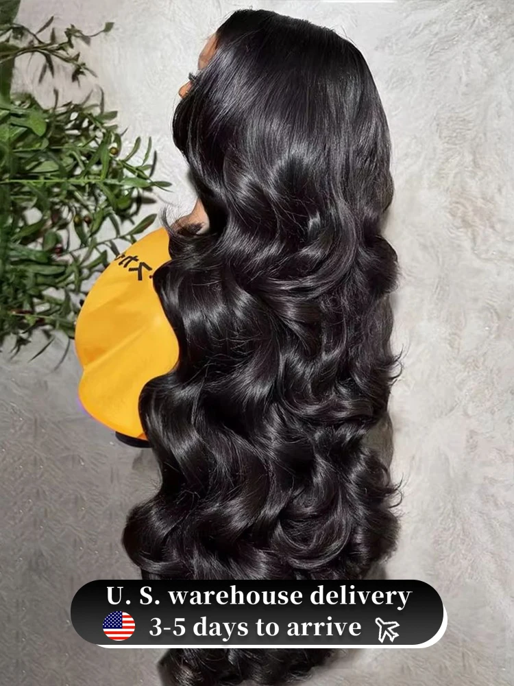 

40-дюймовые объемные волны 13x4 Парики из натуральных волос на кружеве спереди 250 Плотность Бразильские 13x6 HD Парик из натуральных волос на кружеве 100% Remy для женщин