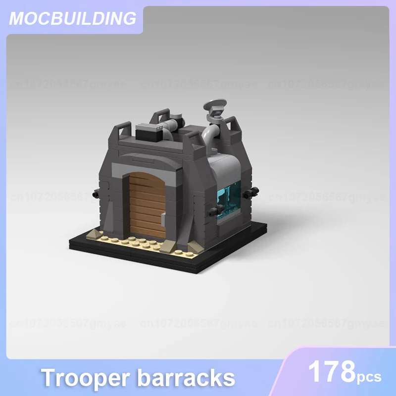 Hoth Base o Rock View o Trooper Tower o Field Patrol Diorama MOC Building Blocks Assemblare Mattoni Dispaly Modello Giocattoli Regali