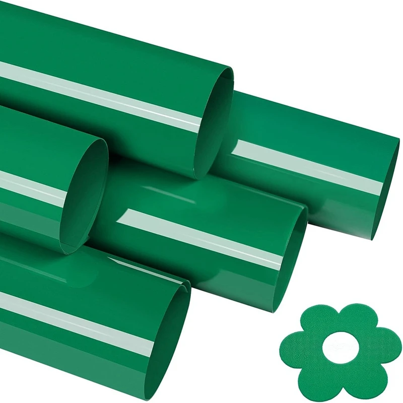 3D Puff Vinyl Heat Transfer For T-Shirts, Puff Heat Transfer Vinyl For Easy To Cut Durable Easy To Use Green