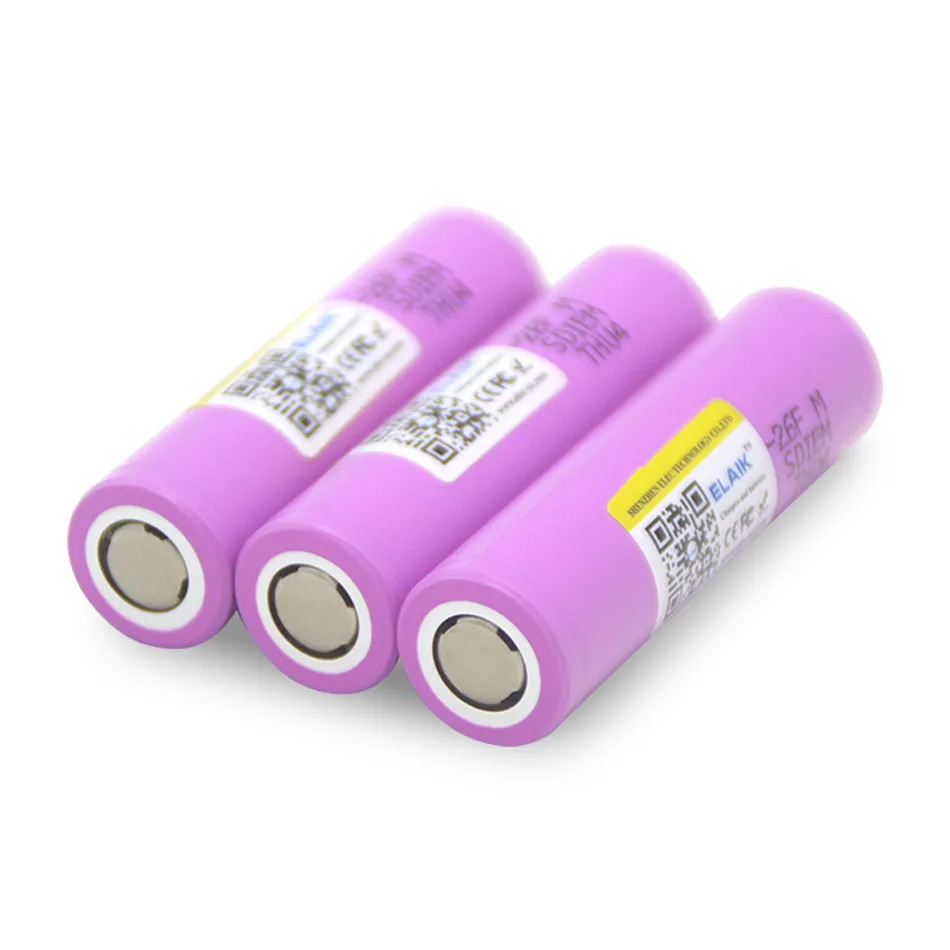 Elaik 26FM 3,7 V 18650 2600mAh 배터리, akku ICR18650-26FM sicher 배터리, Industriellen einsatz, 2 개