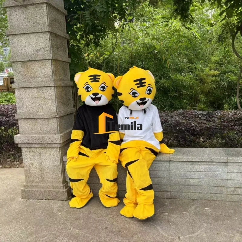 

Adult T-shirt tiger Mascot Costume Fancy Dress birthday Party Surprise clothing suit Comic-con Advertising show perform props