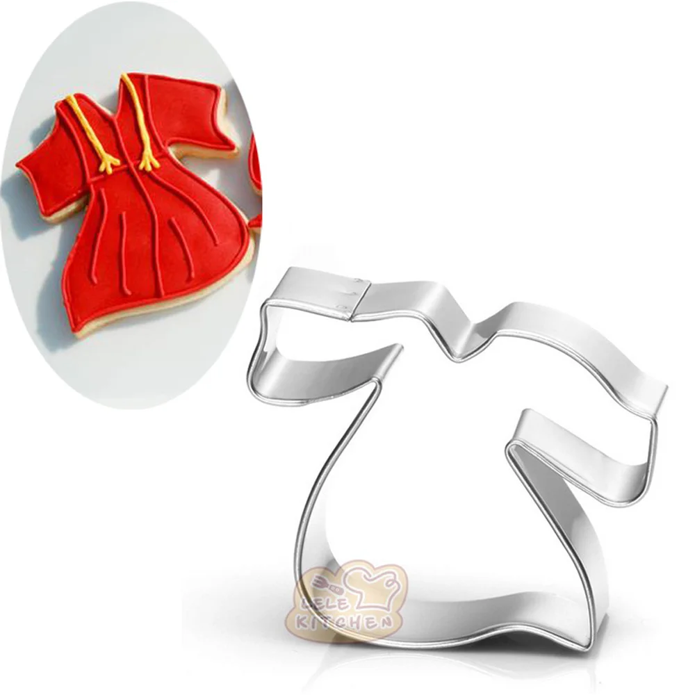 

1pcs patisserie reposteria Graduation Gown Metal Cookie Cutter Chocolate Cupcake Pastry Shop Fondant Cake Decor Tools Bakery DIY