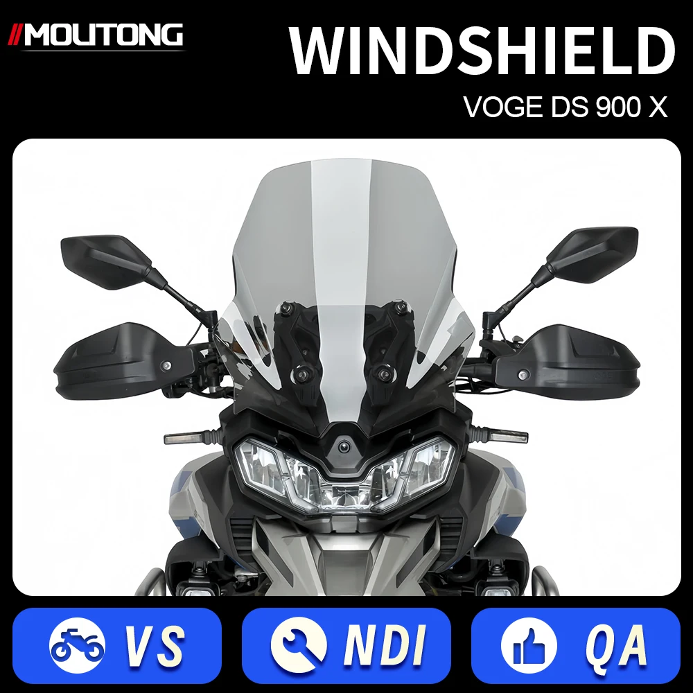 

For Voge 900 DSX 2024- Motorcycle Windshield Upper Windscreen Wind Deflector Fairing Cover Front Touring Tall Windscreen Fairing