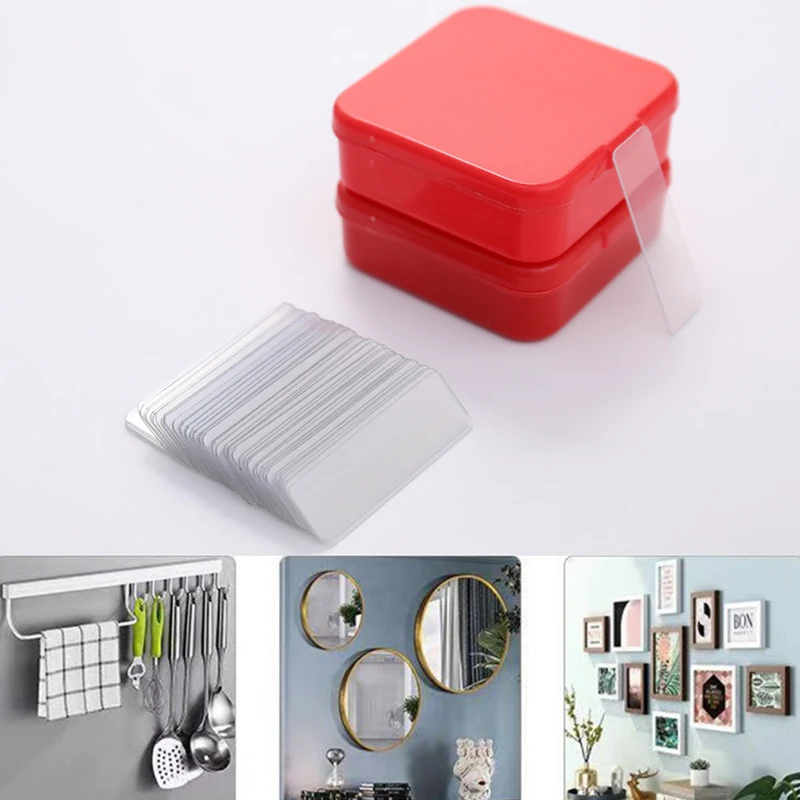 Reusable Double Sided Tape Adhesive Transparent Pvc Tape Wall Stickers Waterproof Nano Clear Double Face Tape Home Supply