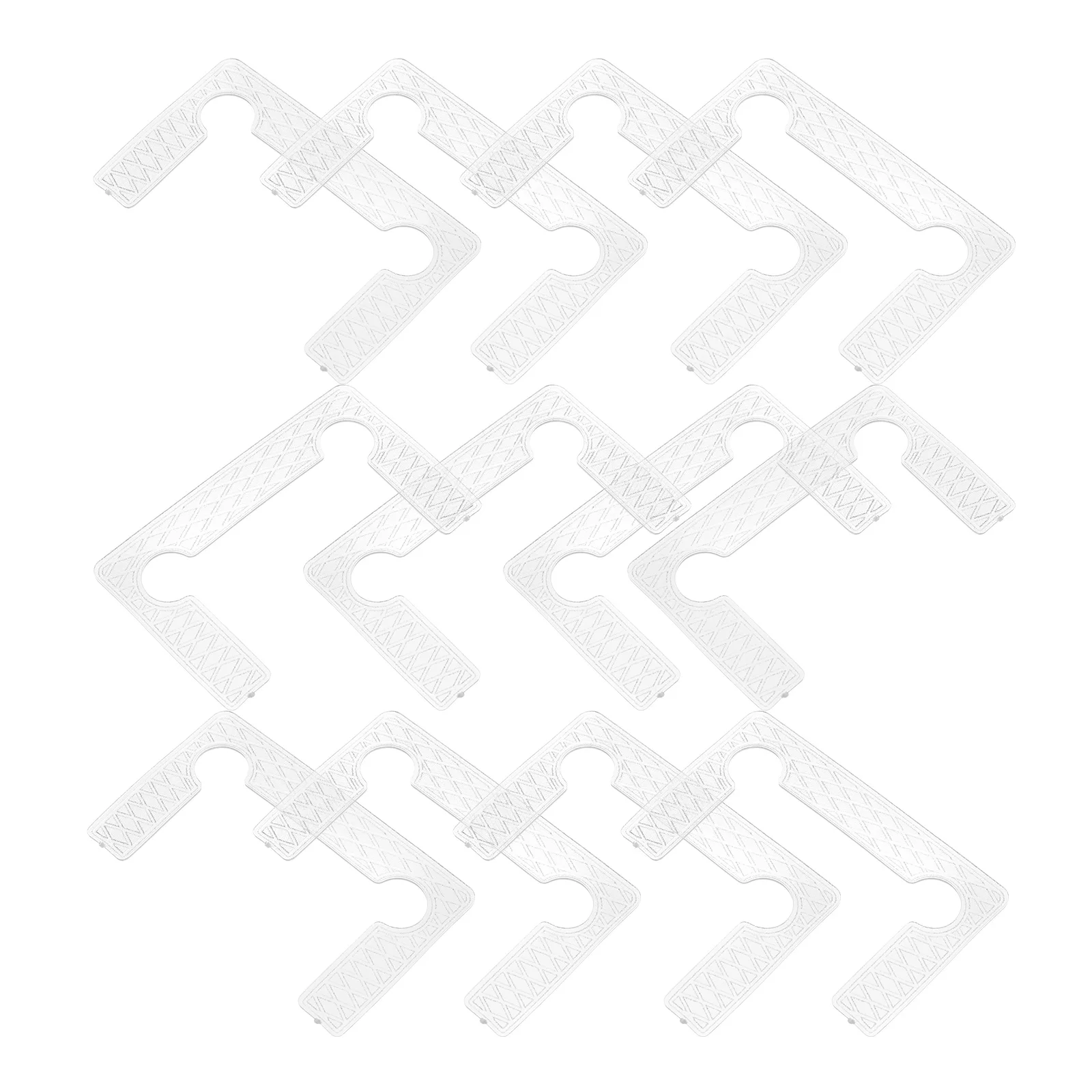 

40 Pcs Bathroom Clip Gasket Hinge Replacement Pads Hinges Rubber Glass Door Anti-slip Shower Part Doors for Accessory