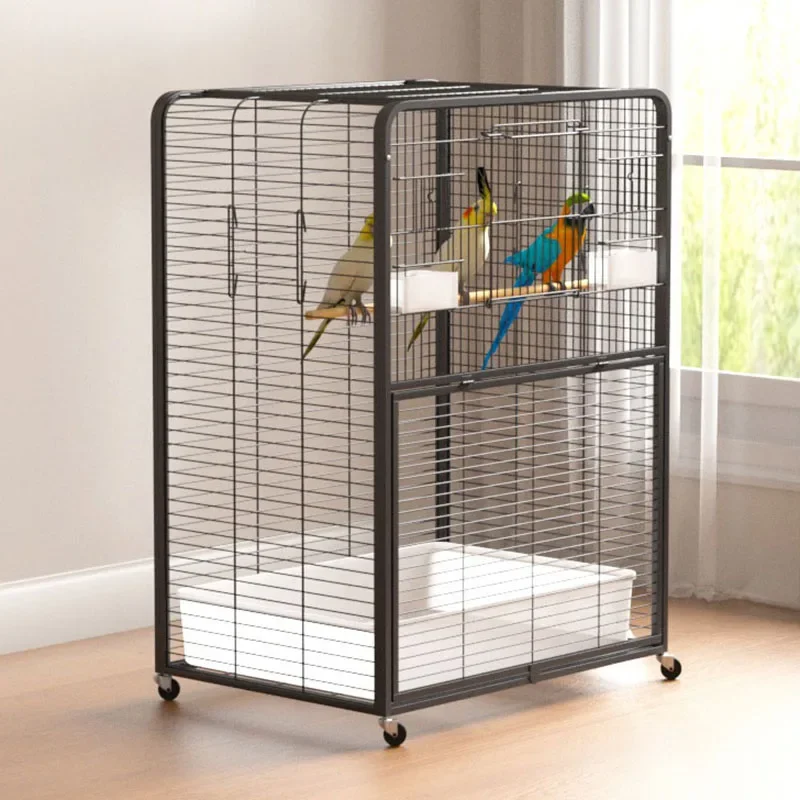 Animal Breeding Bird Cages Perch Aviary Carrier Accessories Feeder Large Stand Bird Cages Budgie Accesorios Aves Pet Products