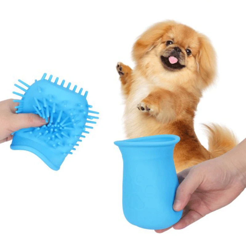 

Pet Silicone Foot Washing Cup, Dog Foot Washing Device, Pet Paw Cleaning Tool,Foot Cleaning Cup Massager Dog Grooming Pet Brush