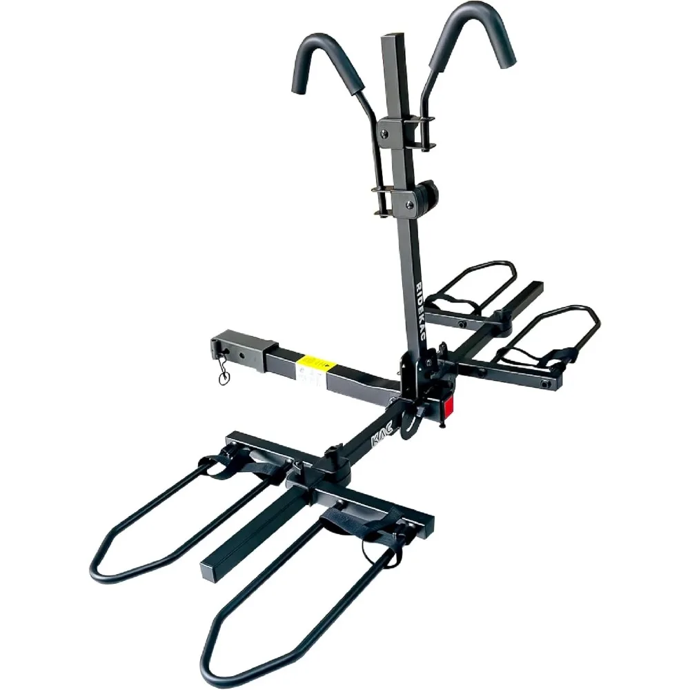 

KAC Premium Bicycle Rack for Cars, SUVs, and Hatchbacks - Stabilized Hitch Mount with Quick Release for Secure Bike Transport